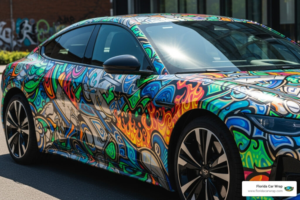 Custom car wrap designs