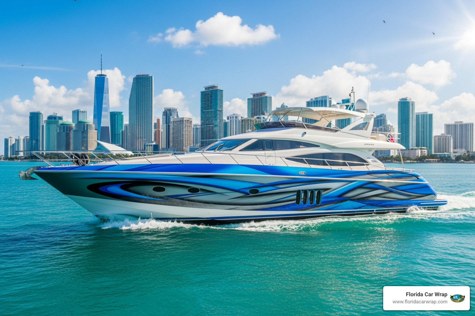 boat wraps Miami