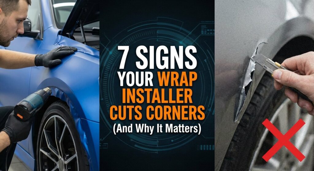 7 Signs Your Wrap Installer Cuts Corners (And Why It Matters)