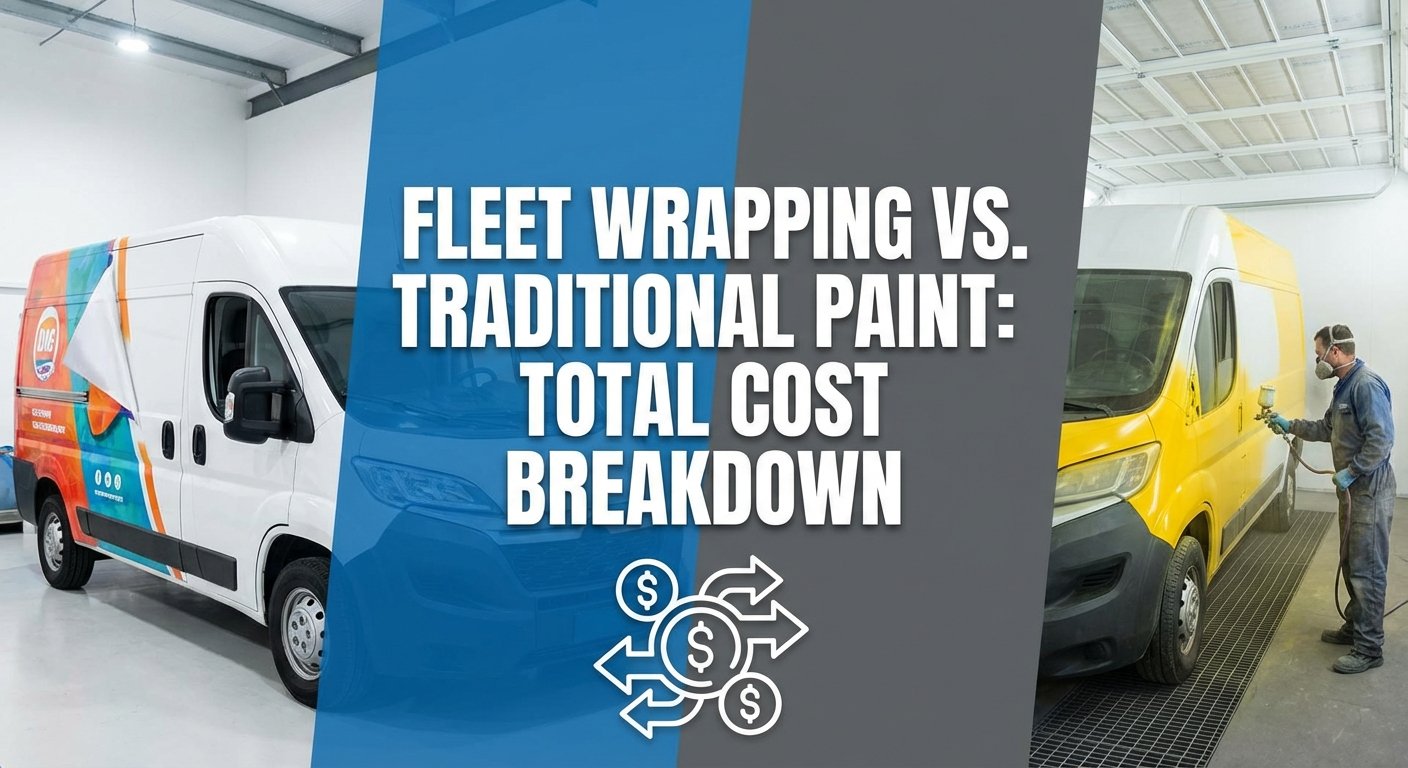 Fleet Wrapping vs. Traditional Paint: Total Cost Breakdown