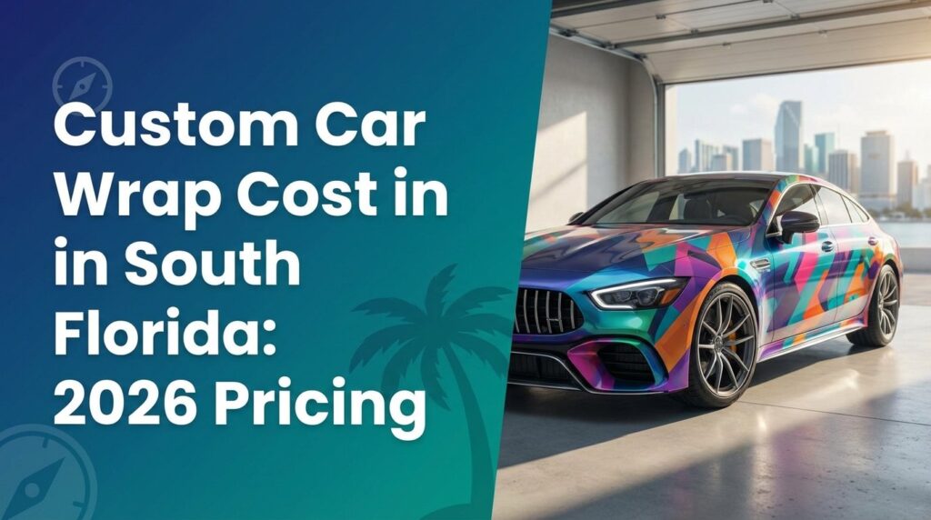 Custom Car Wrap Cost in South Florida: 2026 Pricing