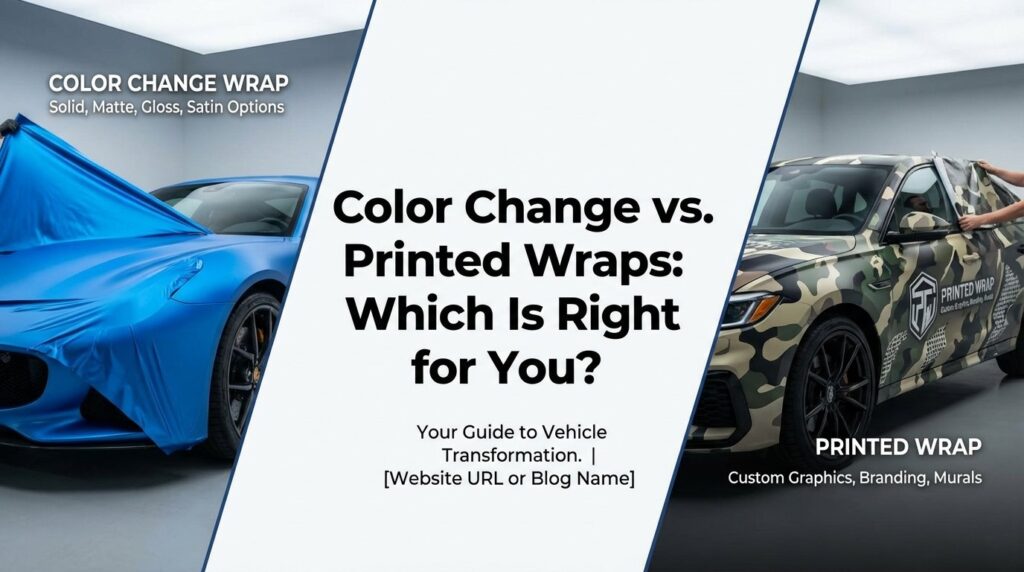 Color Change vs. Printed Wraps: Which Is Right for You?