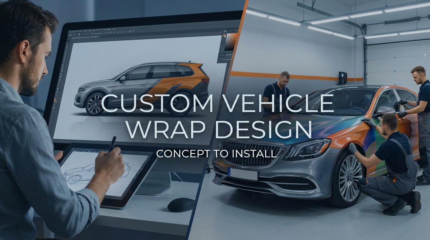 Custom Vehicle Wrap Design: Concept to Install
