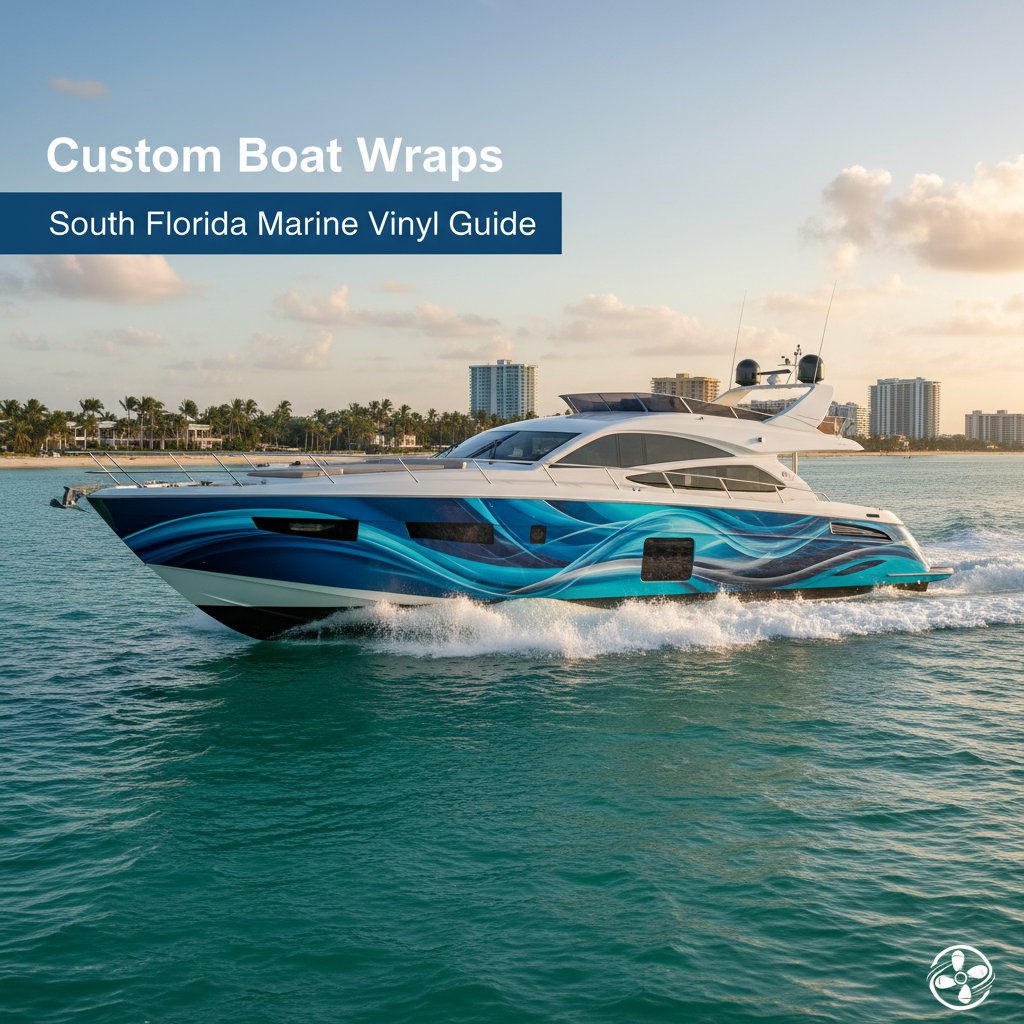 Custom Boat Wraps: South Florida Marine Vinyl Guide