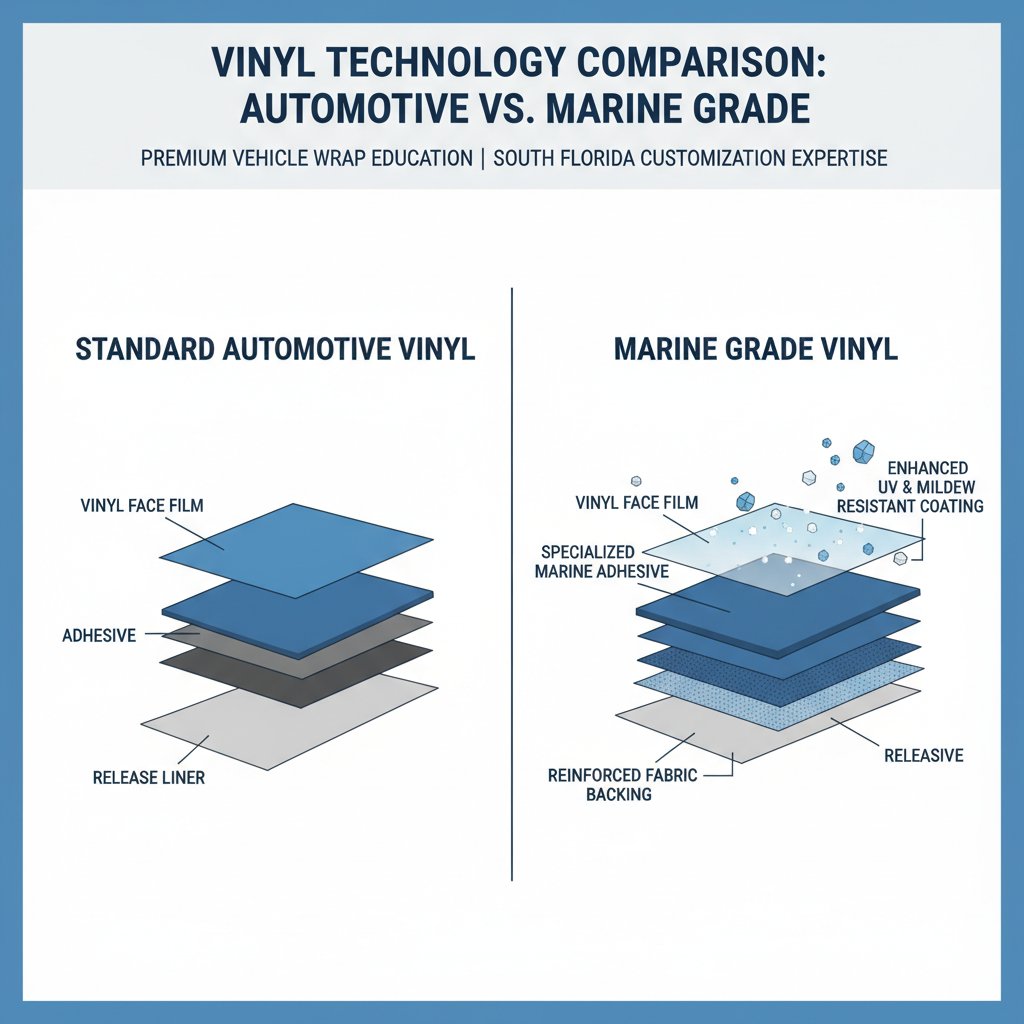 Marine Grade Vinyl vs. Automotive Materials