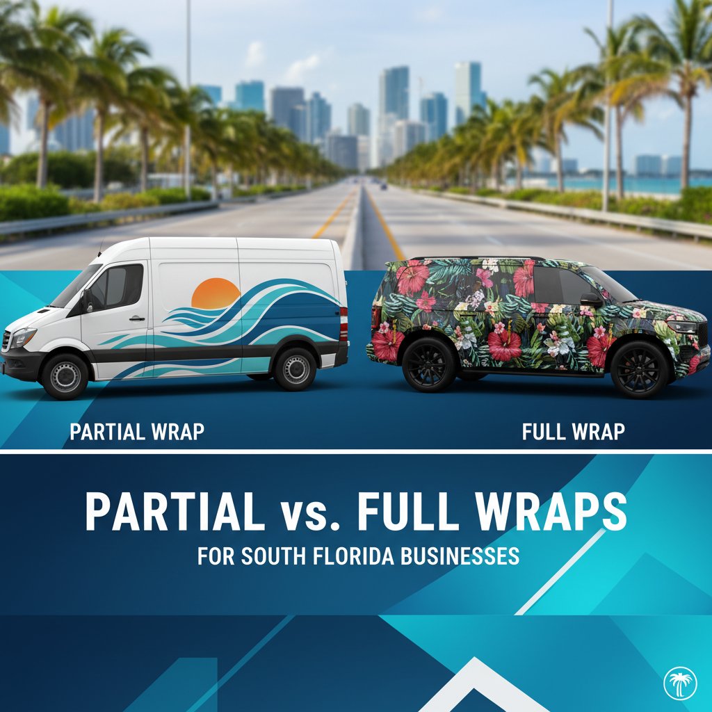Partial vs. Full Wraps for South Florida Businesses