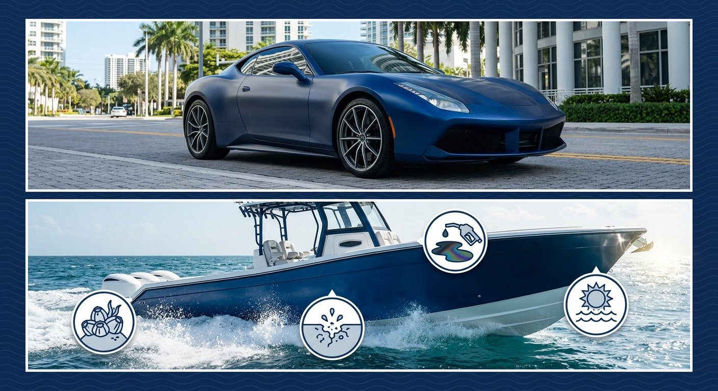 Why Marine Wrap Maintenance Is Different